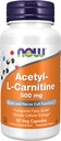 Now Foods Supplements, Acetyl- L Carnitin 500 mg, Aminosyre, Brain and Nerve Cell Function *, 50 Veg Kapsler