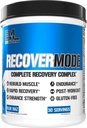 Evlution Nutrition Recover Mode- Complete Post BCAAs, Immunity Support, Vitamin C, D & E, Elektrolytes, Hydration, Creatine, Glutamine, Beta-Alanine, L-Carnitine, 30 Xidmət, Blue Raz