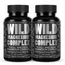 Wild Magnesium Complex for Women & Men – 7 Magnesium Forms in One: Glycinate, Citrate, Malate & More – High-Absorption Magnesio Complex with Fulvic Mineral Blend – 90 Capsules, 450 mg (Pack of 2)