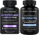 Vital Vitamine Multi Collagen Complex Plus Kapseln + Resveratrol Kapseln