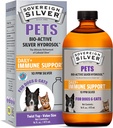 Sovereign Silver Pets Immune Support - Colloidal Silver, Bio- Active Silver Hydrosol, untuk anjing dan kucing, 10 plum, Liquid Twist Top, 16 Fl Oz, (473 mL)