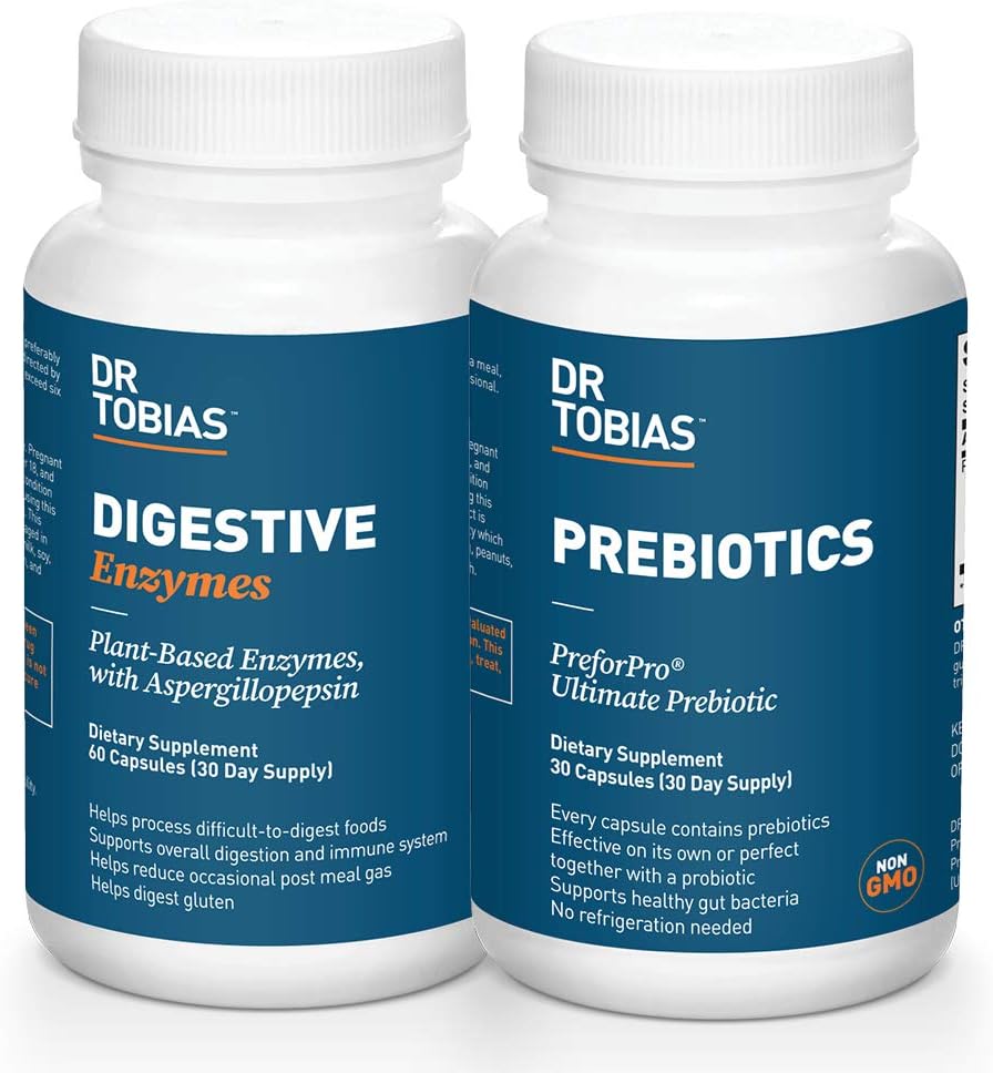 Dr Tobias Prebiotics & Digive Enzymes Bundle for Digistive Health