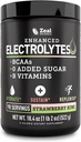 Zeal Naturals Electrolyte Powder Recovery Drink (90 zerbitzatu | Strawberry Kiwi) w 0 Sugar + BCAAs + B-Vitamins Electrolyte Supplement w Potassium Zinc & Magnesium Hydration - Keto Electrolytes