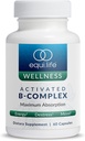 Equivida Activada B complex, Super B complexetary suplementari amb biotectin, Inosol, B12 i B6, Choline i Fletetetetete per donar suport a l'Energia i el pèl, l' aparença, la salut Nail, la Guten Free, Vegan, no GMO, 60 Capules
