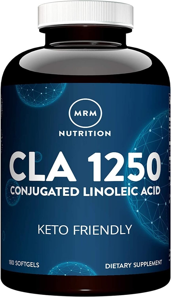 MRM Nutrition CLA 1250 Kto Amidly 80% CLA High Potència  volumych 1000mg CLA per Capsule saluts gutântal-Free 192 30 Servings