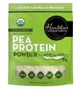 Healthier Comforts Organic Unflavored Pea Protein Powder - Low Sodium (1 lb.) | USA Grown and Processed | 100% Plant Based Protein | Kosher, Gluten Free, Non-GMO, Keto Friendly (16oz)
