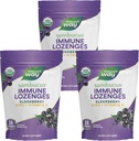 Nature's Way Sambucus Immuunit, Sinkki + C-vitamiini, Black Elderberry Extract, USDA Certified Organic, Original Berry Flavored, 24 Lozenges (Pakkaus toukokuussa Vary) - 3 pakkaus