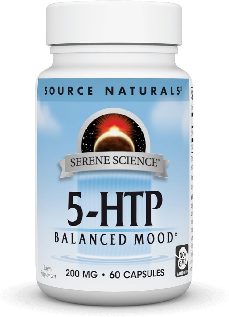 Bron Naturals Serene Science 5-HTP 200 mg - 60 Capsules