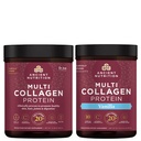 Ancient Nutrition Multi Collagen Protein Powder, Unflavored, 60 Servings + Multi Collagen Protein Powder, Vanilla, 45 Servings