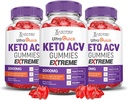 Laboratorium Terastikan (3 Quick Keto ACV Extreme 2000MG Ultraquick Keto Printo Apple Cider Vinegar Diproduksi dengan Poder Beet Juice B12 Vegan Non GMO 180 Gummys