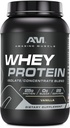 Amazing Muscle 100% Whiy Protein Powder * Advanced Formula dengan Whey Protein Isolate sebagai Primer Ingredien Seiring dengan Konsentrasi Whey Protein Terbuat (Vanilla, 2 Ibb)