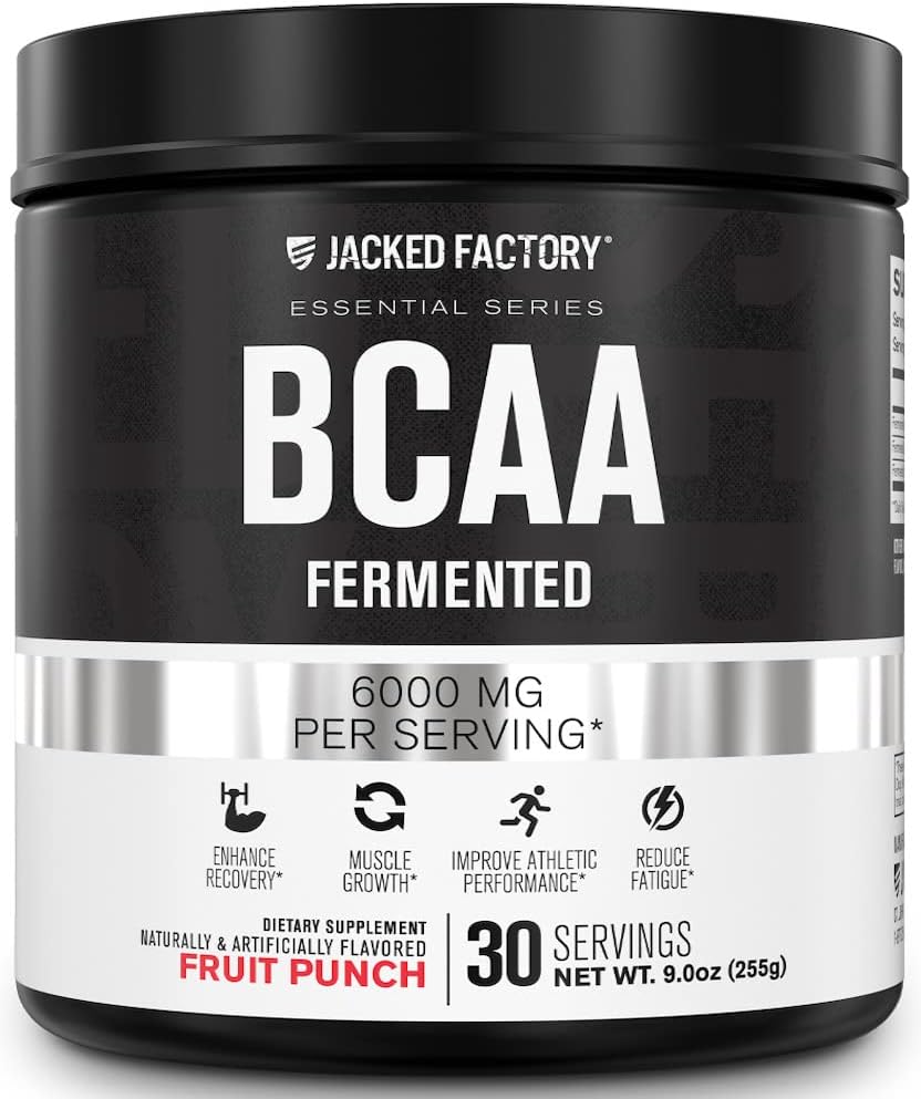 ملحق " المصانع " (Fermented) - 6g Branched Chain Essential Amino Acid " (Acid) من أجل تحسين إنعاش الذئاب، و " Fatigue " المخفض، و " Increased Strength, Muscle Growth - 30 Servings, Fruit Punch