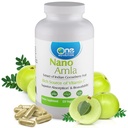 One Planet Nutrition Nano Amla 500 mg Veggie Capsules (120 Servings), Amla Fruit Extract, High in Vitaminas C Collagen Production & Immune Support, Non- GMO, Vegan, Gluten- Free