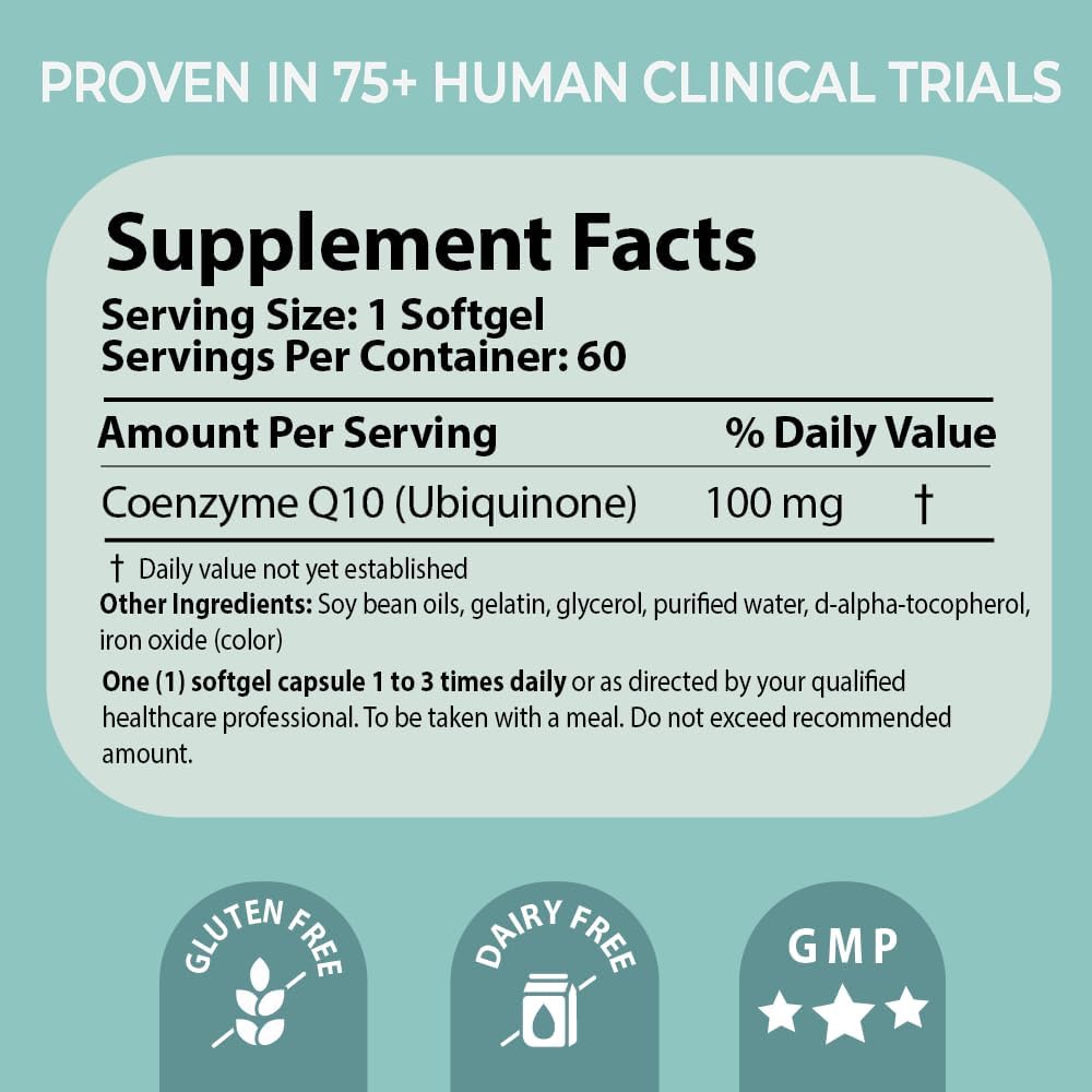 Pharma Nord Bio-Quinone Gold Coenzyme Q10 100mg | O CoQ10 orixinal | Alta absorción, apoiado pola investigación | Antioxidante esencial para a enerxía, saúde cardíaca e apoio á fertilidade * 150 Softgels