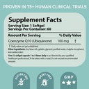 Фарма Nord Bio-Quinone Gold Coenzyme Q10 100mg | Оригинальный CoQ10 | Высокая абсорбция, подкрепленная исследованиями | Незаменимые антиоксиданты для энергии, здоровья сердца и поддержки фертильности * | 150 софтгелей