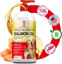 SavyBanès Wild Alaskan Salmon Petroli per als Dogs, Cats i Ferrets  Ronald Omega-3 Truke Pet suplementari amb EPA & DHA Fires Skin, Coat, Estrons, Cor, Brateig & Imneeege; Imnee 196 Imne, 16 oz