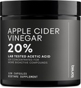 Apple Cider Ecet kapszula - Ultra High Potency 2,010 mg Formula 20% Ecetsav & Cayenne Pepper - Made with The Mother - Third-Party Lab Tested - 120 kapszula