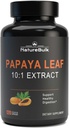 Papaya Leaf Capsules - 10X 强力,120 Veg Capsules, Immune Gut & 超级消化健康