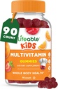 Bizigarriak Kids Multivitamin Gummies | Great Tasting Multivitamin for Kids | With Vitamins A, C, D, E, B6, B12, Zinc, Biotin, Folic Acid, Iodine, Niacin | for General Body Health | 90 Gummies