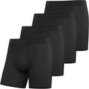 Sentimentos naturais Athletic Mens Cuecas Boxer para Homens Pacote 2-4 Pack S M L XL XXL