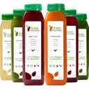 1 Day Juice Cleanse by Raw Fountain, All Natural Raw Detox Cleanse, Juicing for Body Reset, Cold Pressed Juice Fast, Great Way to Jumpstart a Healthy Diet 6 Bottles 12oz