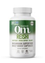 OM MUSHROOM SUPERFOOD Reishi Mushroom Capsules Superfood Supplement, 90 Count, 30 Days, Organic Adaptogen for Stress Relief and Immune Health