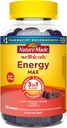 Natura fatta Wellblends EnergyMAX Gummies, Caffeina ad azione rapida, CoQ10 & Vitamina B12 1000mcg, Energy Support Gummy Vitamins, 40 Gummies