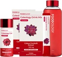 FEODOLOGIA Redbottle 1-Set de queima/Coleologia Drink Mix(2ea) & Coleology Cut(1ea) & Water Bottle(1ea)