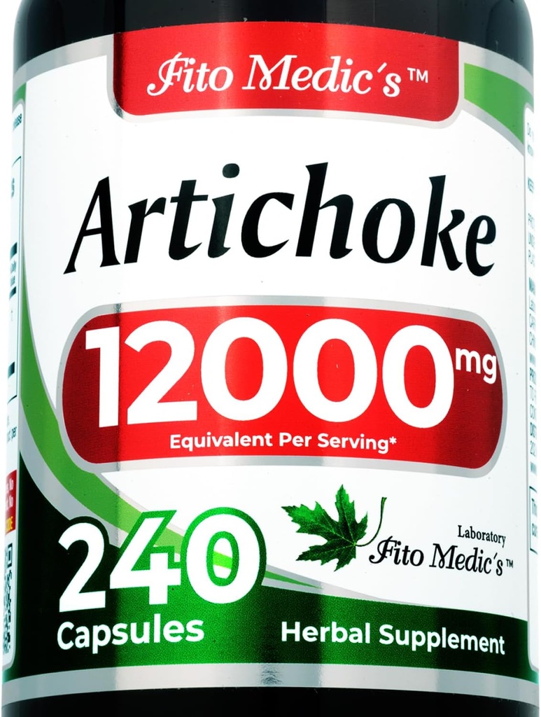 FITO MEDIC's Lab → Artichoke extract → Artichoke Extract → Artichoke Extract Capsules →240 Capsules →12000 mg → alcachofa.