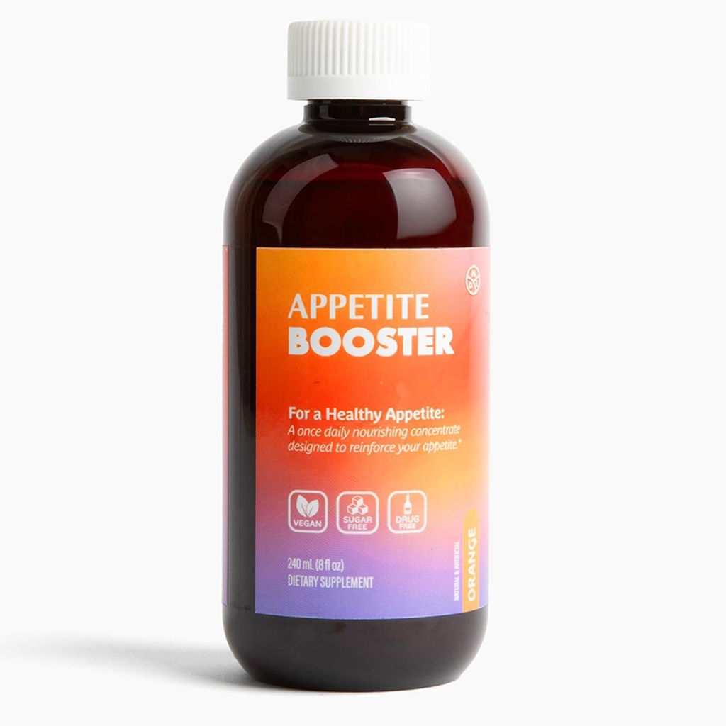 Appetite Booster Hmotnost Gain Stimulant Dodatek Jezte více pro nedotčené dospělé a děti 4 + Opevněné s vitaminy B1, B2, B3, B5, B6, B12, kyselina listová, železo, zinek, aminokyseliny, olej ze semen