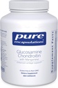 纯封装 Glucosamine Chondroitin 与 Manganese + + 联合支助、舒适、流动、心肌完整性和健康以及连通性组织补充* + 360 Capsules