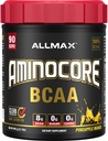 ALLMAX Nutrition AMINOCORE BCAA, Ananas Mango - 945 g Proszek - 8.18 Grams Acids Amin Branched Chain per serving - with B Vitamin - No Fillers or Non-BCAA Aminos - Sugar Free - 90 Servings