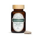 Greenworks Nature's Rest Melatonin-Free Sleep Aid for Adults | Organic Herbal Sleep Supplement with Valerian Root, Ashwagandha, Chamomile & Passionflower | Vegan, Non-GMO, 30-Day Supply, 60 Capsules