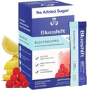 Blueshift Electrolytes - Přírodní Electrolytes Powder Packets, Organic Hydration Packets, Electrolyte Drink Mix Sticks with No Sugar, Single Serve Pack - Lemon Malina Flavor, Powder Sticks (10 Pack)
