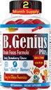 B.Genius Calming Ashwagandha Gummies for Kids and Teens | Calm Sleep and Relax Mood | Kids Gummies for Daily Focus | All Natural Vegan Raspberry Flavor, Non-GMO, Third-Party Tested | 60 Ct
