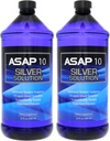 American Biotech Labs ASAP 10 PPM Silver Sol Immune System Support 2 Pack of 32 Oz Kokku 64 Oz