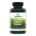Swanson Premium Turmeric & Black Pepper Antioxidant Supplement for Active Adults Seeking Joint, Digestion, and Circulation Support - Non-GMO, Organic (90 Vegan Capsules, 3 Pack)