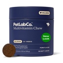 PetLab Co. 22 in 1 Dog Multivitamin - Support Dog's Immune Response, Skin, Coat, Joints & Overall Health - Vitamins A, E, D, B12, Minerals, Antioxidants - Chewable Pork Flavor - Packaging May Vary
