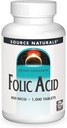 Source Naturals Folic Acid 800 mcg Dietary Supplement - 1000 Tablets