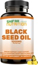 SHIFA NUTRITIÓ Halal Negre Sead Petroli 1000mmg 45 Servitings Nigella Sativa, Kalonji proves, pelvis, pell, parsecs, Imnee, Cor, Digestion