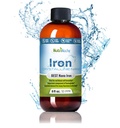 Liquid Iron Supplement for Women - High Potency Sublingual Iron Drops - Vegan Liquid - Tasteless Flavor - Premium Supplement for Men, Women & Kids - 8 Ounces - Nutrinoche