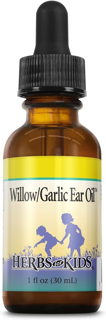 Herbs for Kid Willow/Garlic Ear Oil, unscented (Btl-Glas) oz 1oz