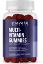 Мултивитамини Гумии за възрастни - Daily Gummy with Vitamin C, D и Цинк за мъже и жени - 60 броя - GLP-1 Хранене подкрепа за оптимално здраве и уелнес - 1 месец доставка, смесени Бери аромат