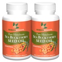 Organic Sea Buckthorn Seed Oil, 120 Softgels | 60 Day Supply, with Omega 3, 6 & 9, Supports Hair, Skin & Nail Health, 100% Pure with Zero Filler Oil