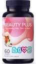 Vitamines Gommy LIVS Beauty Plus - Gommies Biotin pour les cheveux, la peau et les ongles