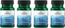 Swanson Lutein & Zeaxanthin Synergistic Eye Health Vision Retina Macula תוסף (Lutein 20 מ"ג ו- OmniXan Zeaxanthin 2 מ"ג) 60 Softgels Sgels (4 Pack)