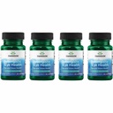 Swanson Lutein & Zeaxanthin Synergistic Eye Health Vision Retina Macula Supplement (Lutein 20 mg & OmniXan Zeaxanthin 2 mg) 60 Softgels Sgels (4 Pack)