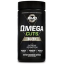 PMD Sports Omega Cuts Elite -Fat Loss-Muscle Defining Formula - Omega Fatty Acids, MCT's and CLA for Muscle Definition and Maintenance - Keto Friendly For Women and Men - Stimulant Free (180 Softgels)
