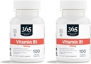 365 by Whole Foods Market, Vitamina B1 100Mg, 100 Tablets (Pack of 2)