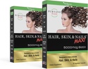 Purvana Max Hair, Skin, and Nails Vitamin - 5000mcg Biotin, Folic Acid, DMAE, Grape Seed Extract - One a Day Vegan Hair, Skin, Nails Support - Promotes Collagen Production - 30 Caps (Pack of 2)
